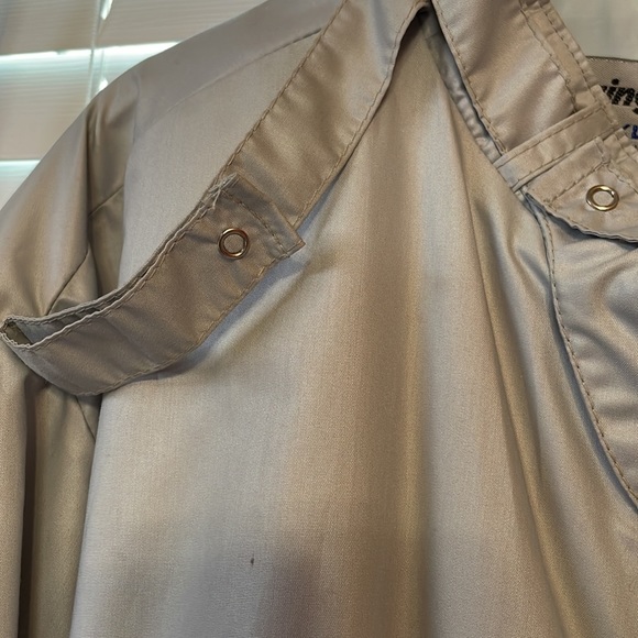 Vintage MOBIL OIL POLYURETHANE PLANT Grey Swingster WINDBREAKER JACKET XL! - Picture 6 of 12